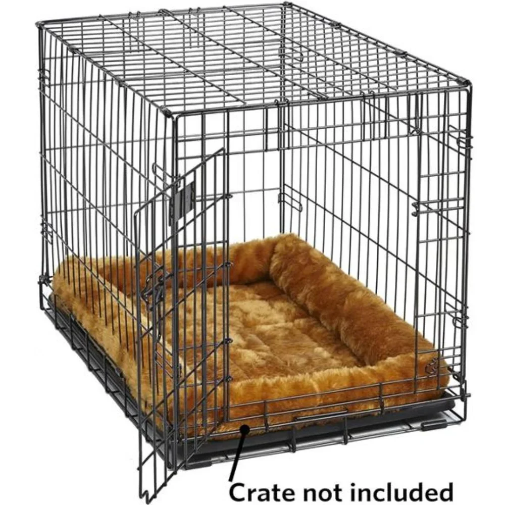 18L-Inch Cinnamon Dog Bed or Cat Bed & Fits an 18-Inch Dog Crate